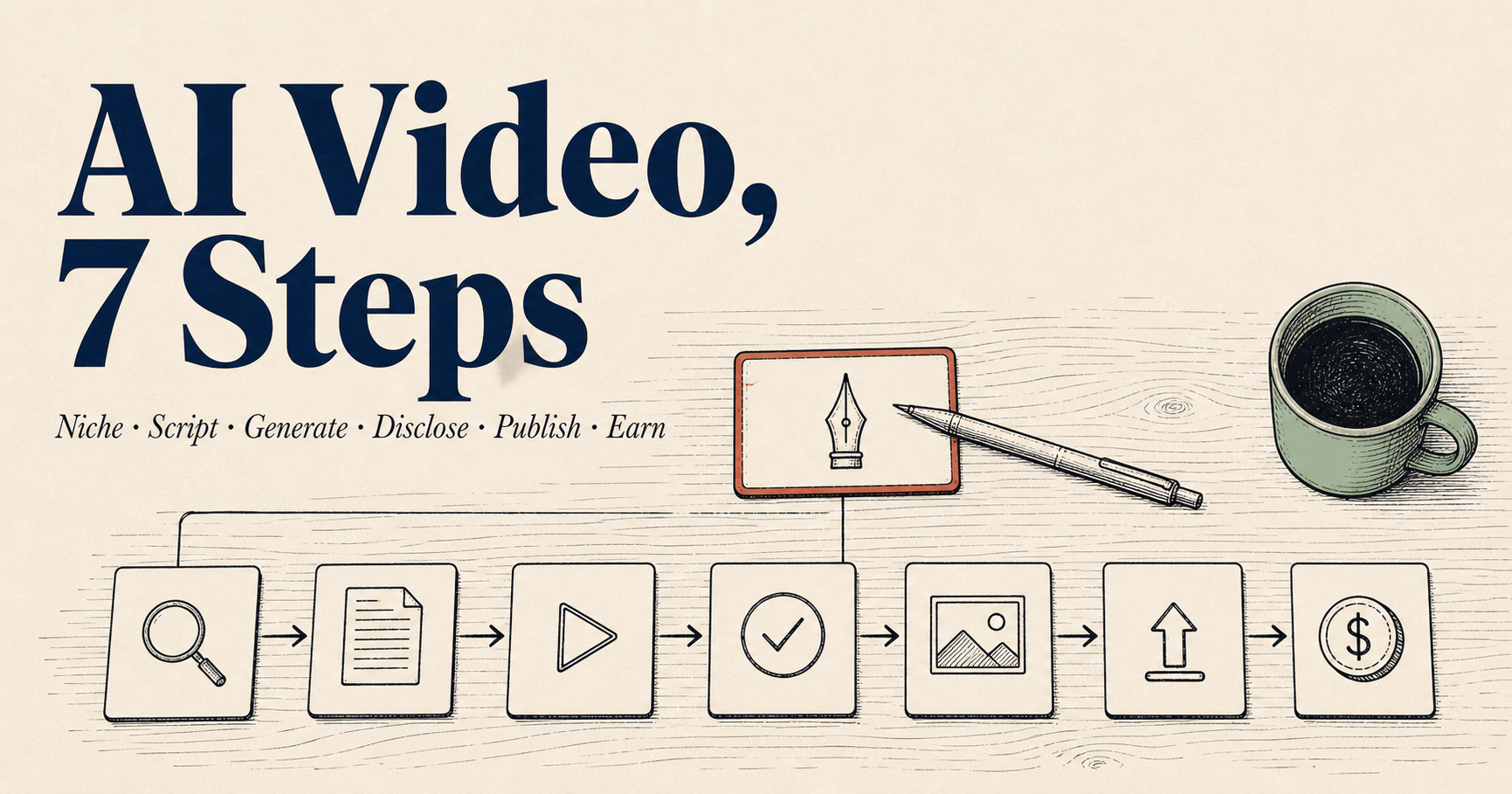 YouTube AI Video for Beginners — 7-Step Sora + Make Workflow — Creator Jungbok