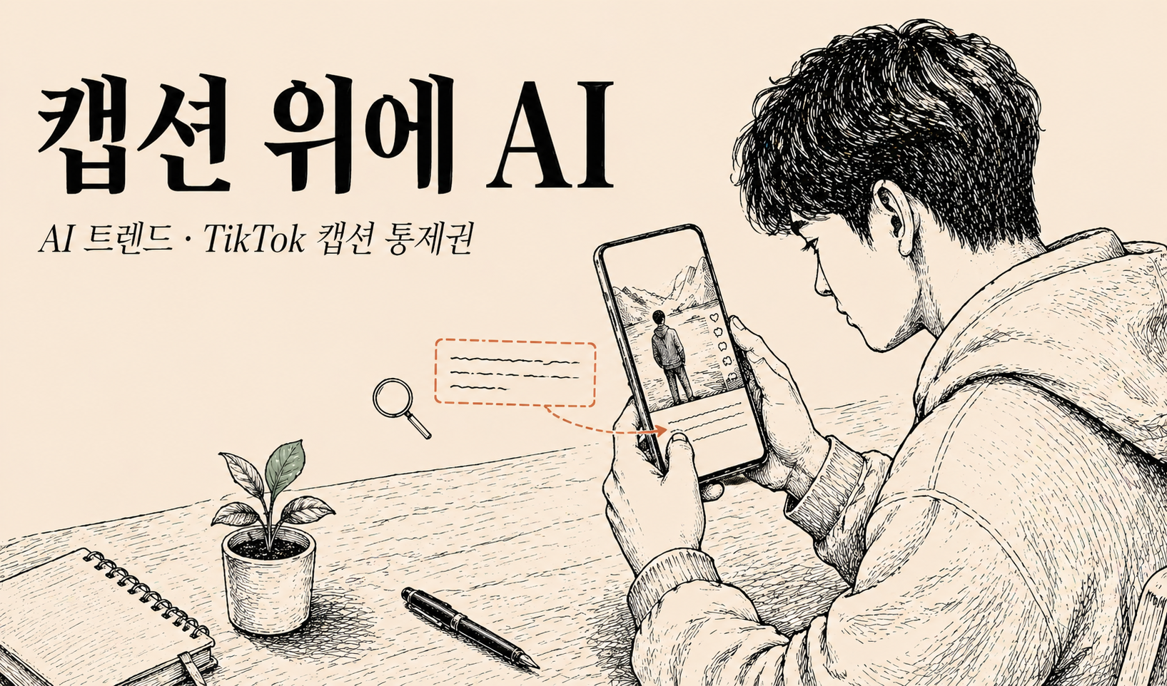 TikTok AI 오버뷰 강제 적용 — 캡션 통제권