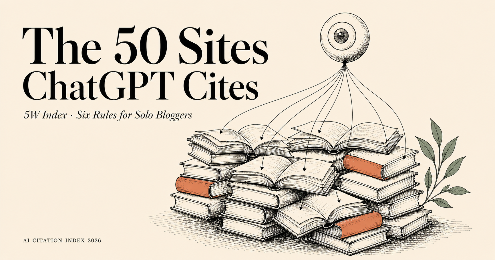 The 50 Sites ChatGPT Actually Cites in 2026 — 6 AI Blog Rules to Survive — Creator Jungbok